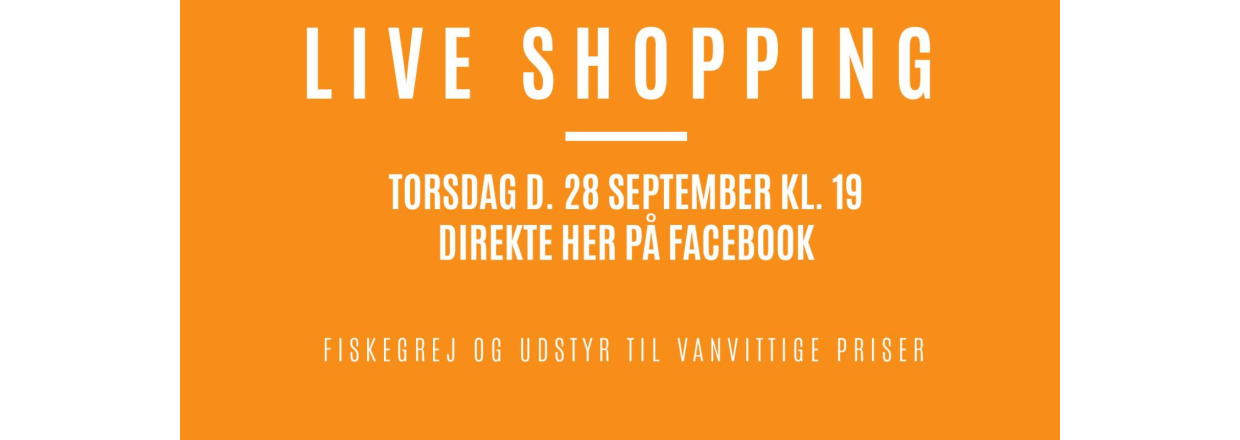 Live-shopping d. 28/9 2023 kl. 19.00