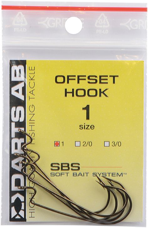 Quantum 4street offset hook dg black red size. 1/0 5 pieces