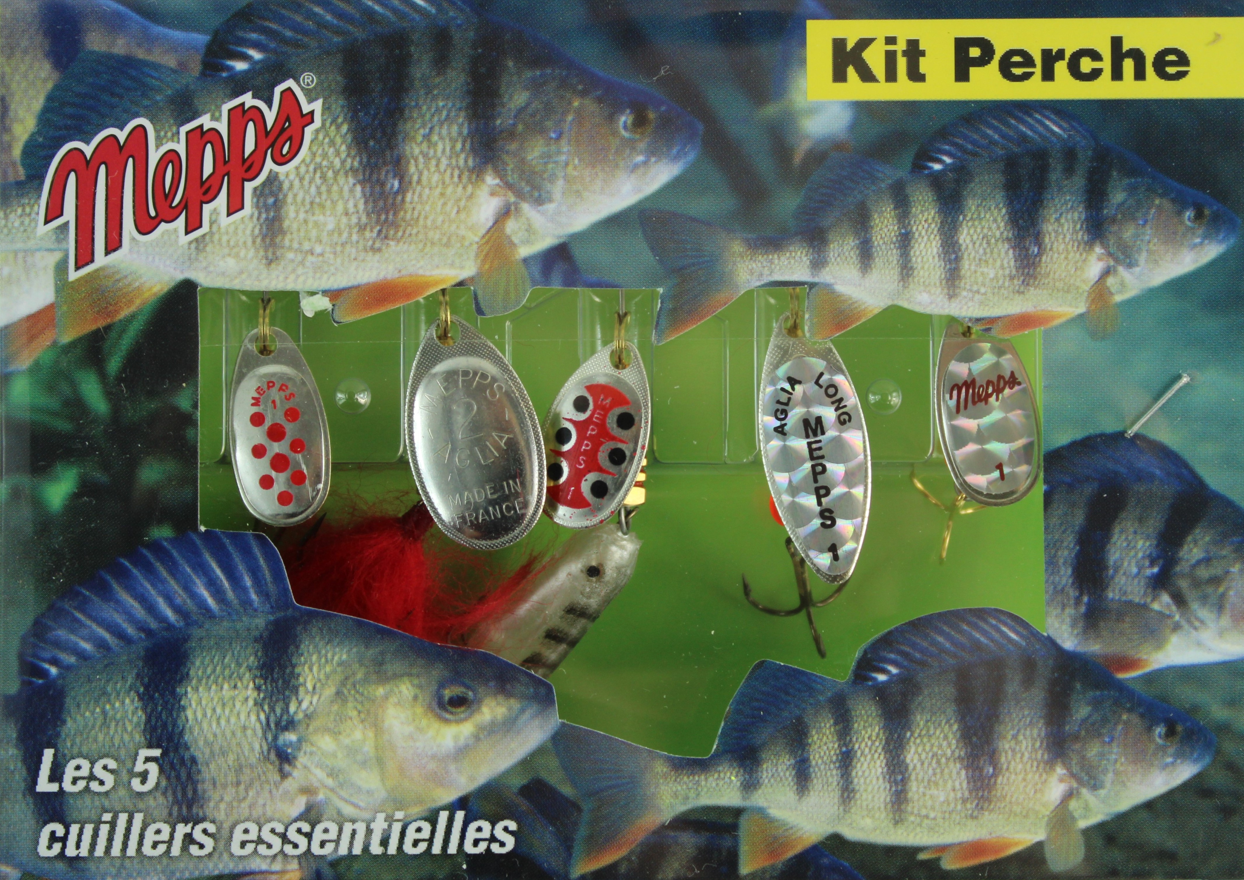 KIT PERCHE MEPPS 5 CUILLERS