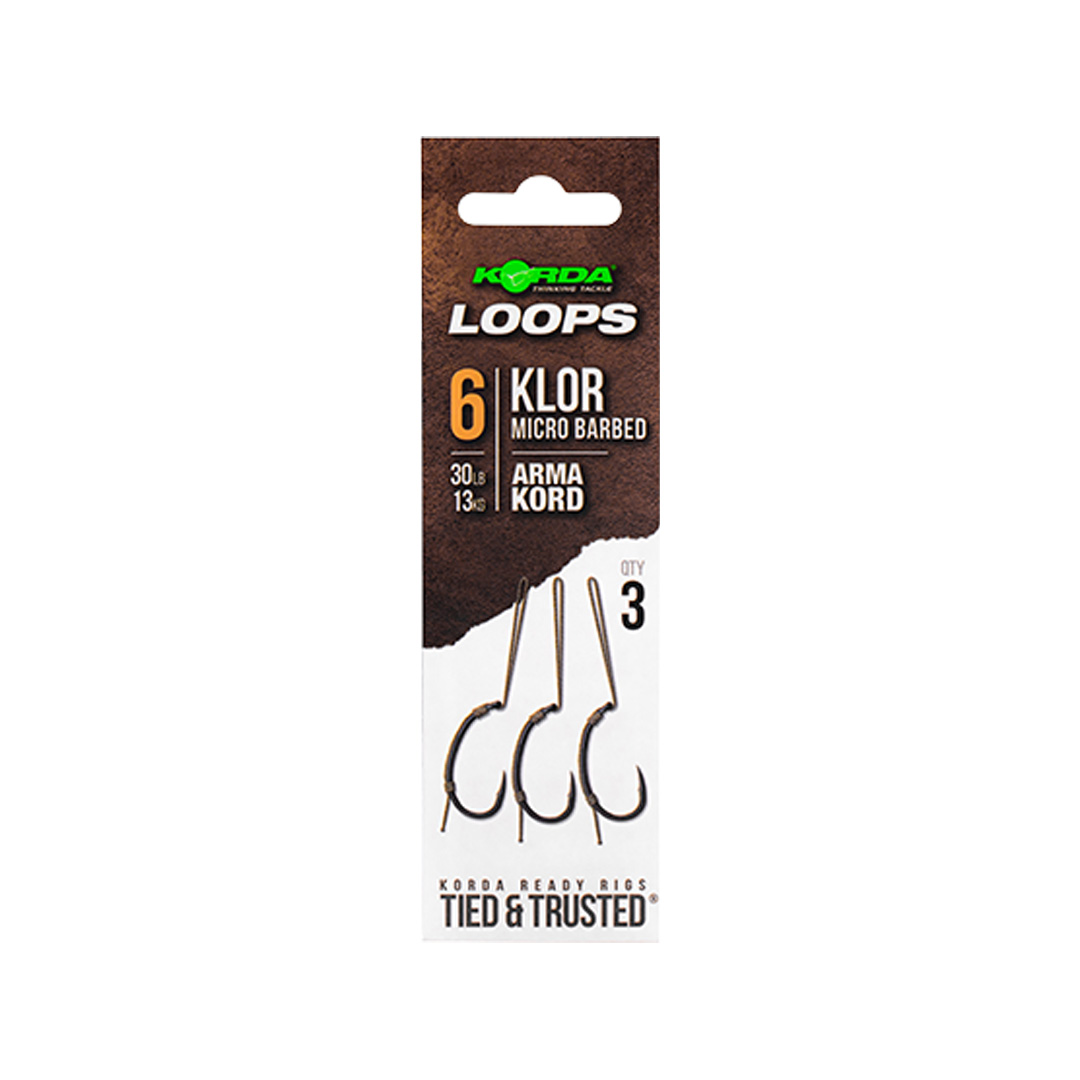 Korda Loops Klor Micro Barbed 3 stk. # 2