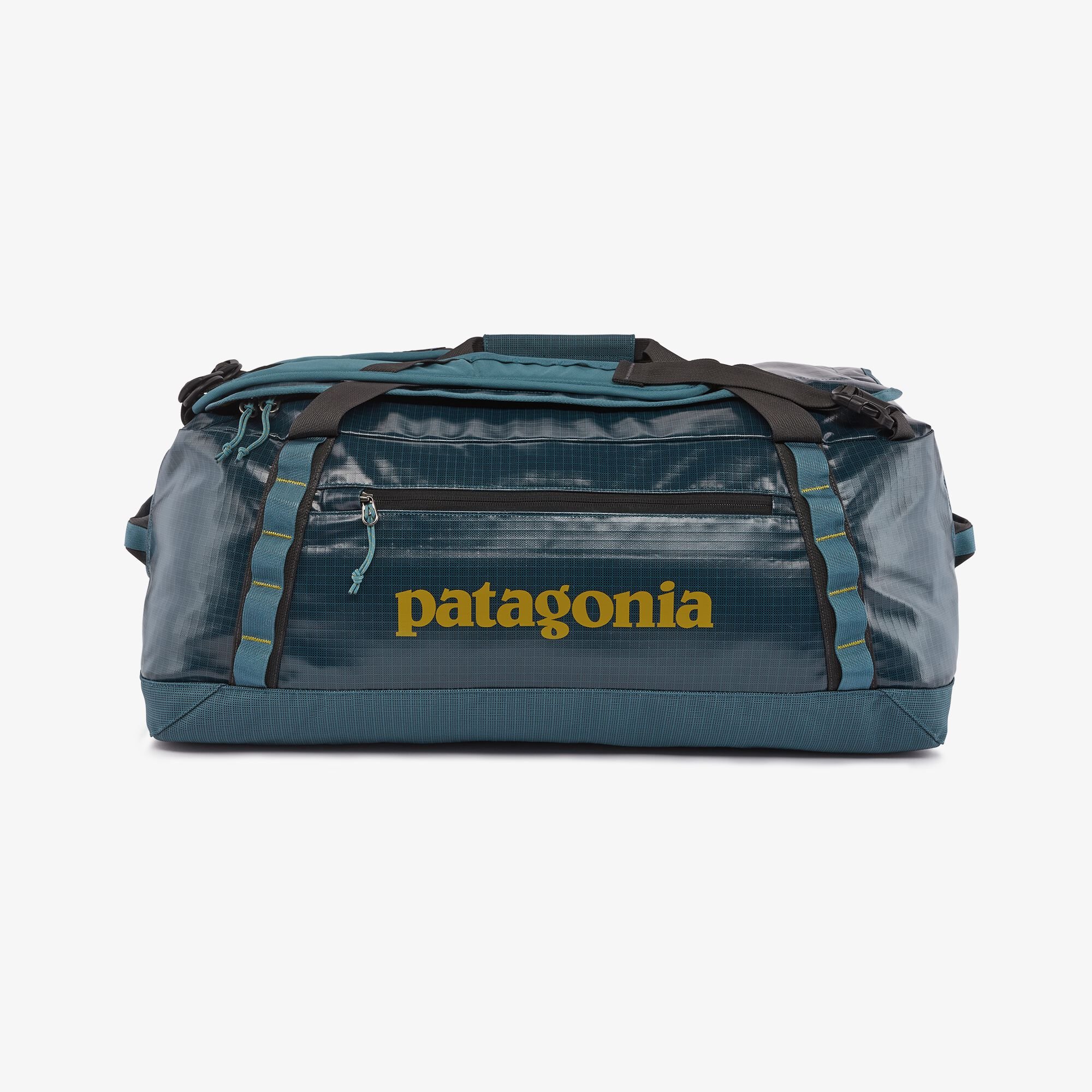 Patagonia Black Hole Duffel Bag 55L Abalone Blue with Ink Black