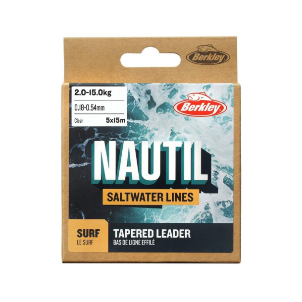 Berkley Nautil Surf Tapered Mailne  og Leaders