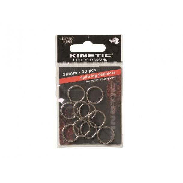 Kinetic Splitring Rustfri 16 mm