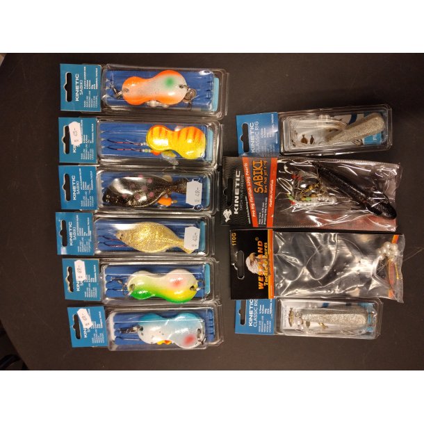 Fladfiskeforfang med lod 75-120g