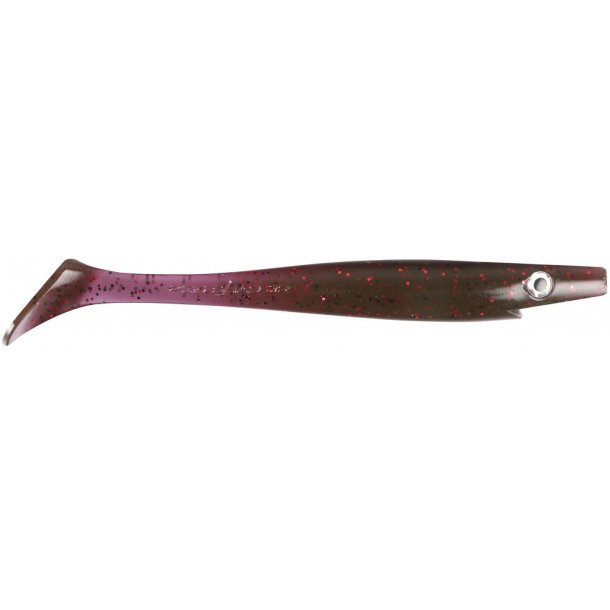 Strike Pro Pig Shad Jr 20cm 50g. Motoroil Purple Heart UV