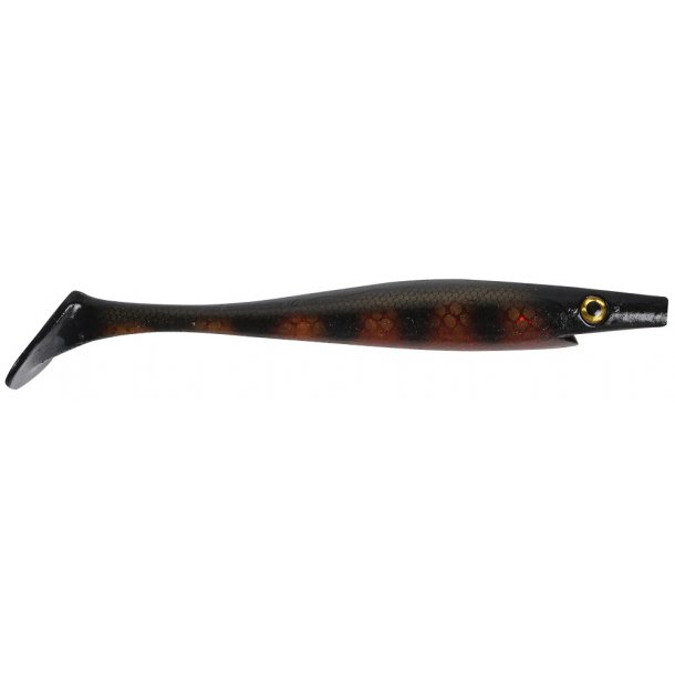Strike Pro Pig Shad Jr 20cm 50g. Black Okiboji Perch