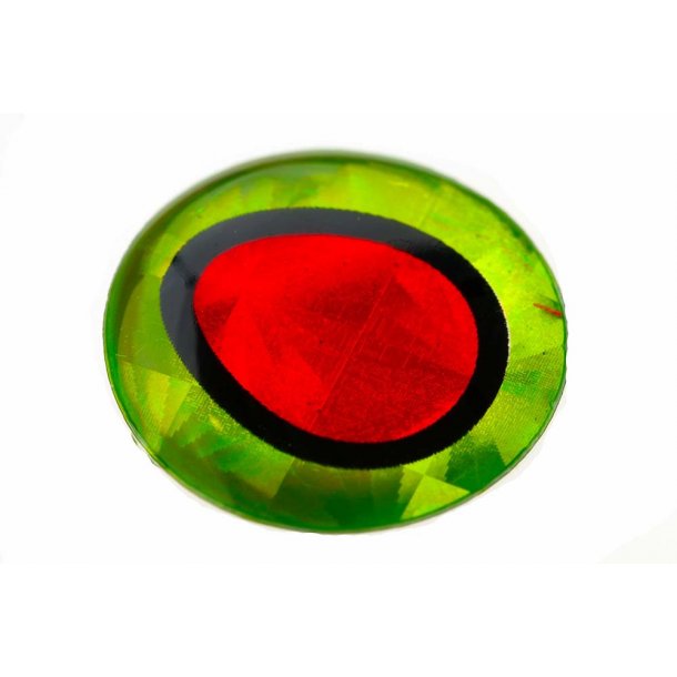 TheFlyCo 3D Epoxy Eyes - Chartreuse/Red Pupil