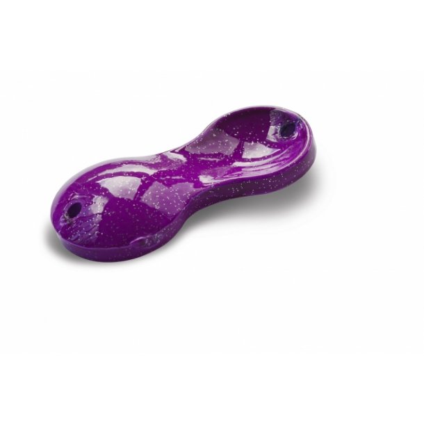  Fladfiske skeer - Flatty Teaser. 60 gram Purple Rainbow Glitter