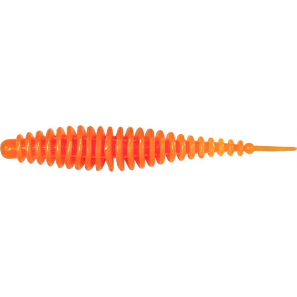 Quantum Magic Trout T-Worm I-Tail 1,5g 6,5cm 6 stk Hvidlg Orange