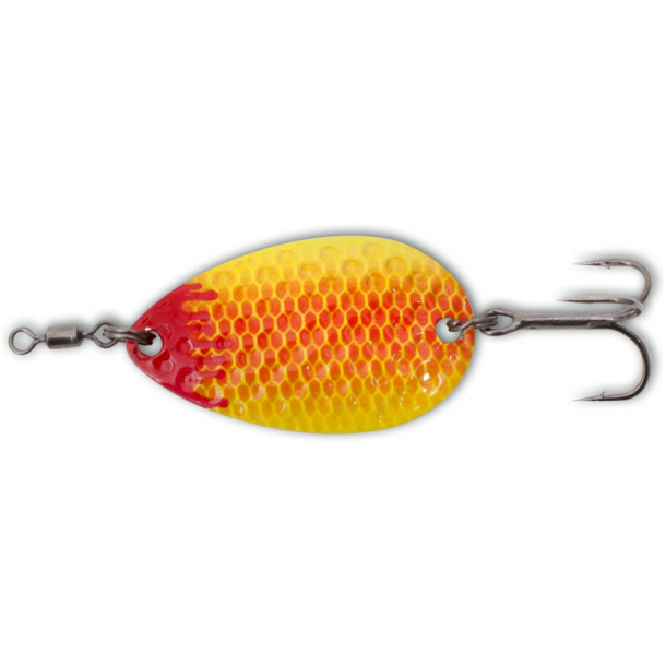 Magic Trout Bloody Big Blade Spoon 2,6g Mikro Blink Red/Yellow