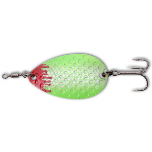 Magic Trout Bloody Big Blade Spoon 2,6g Mikro Blink Silver/Green