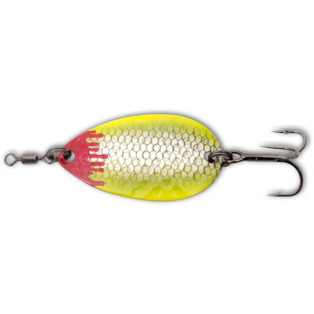 Magic Trout Bloody Big Blade Spoon 2,6g Mikro Blink Pearl/Yellow