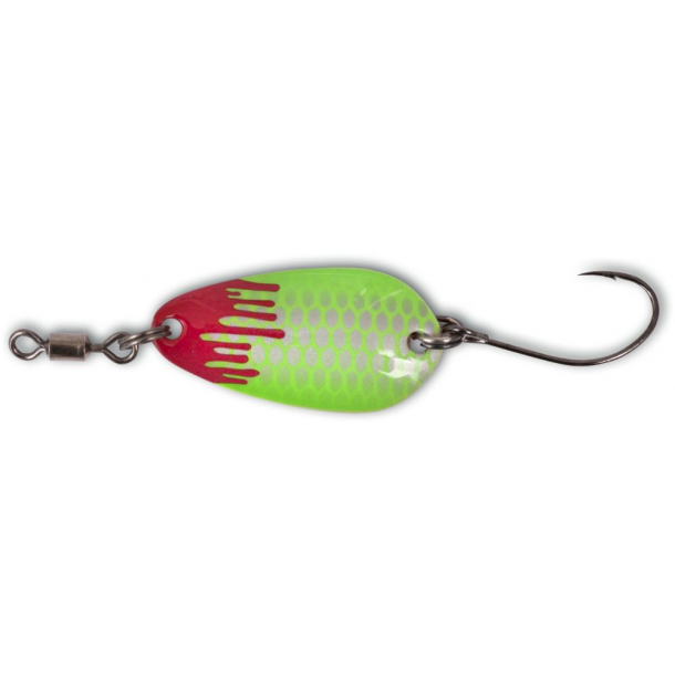 Magic Trout Bloody Loony Spoon 2g Mikro Blink Silver/Green