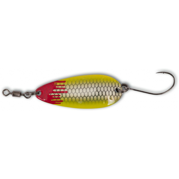 Magic Trout Bloody Shoot Spoon 3g Mikro Blink Pearl/Yellow