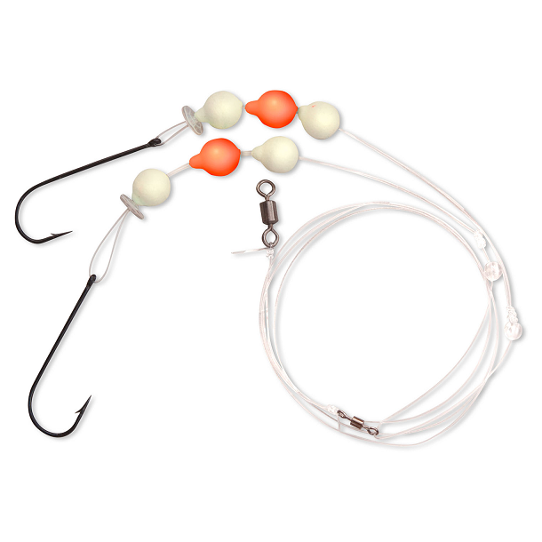 Zebco Flatty Wishbone Rig Glow/Orange