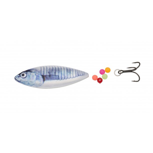 Savage Gear LT Stickleblade 52mm 10g Gennemlber White Silver