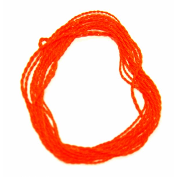 Hndlavet Flettet Flueforfang HiViz 6' Orange