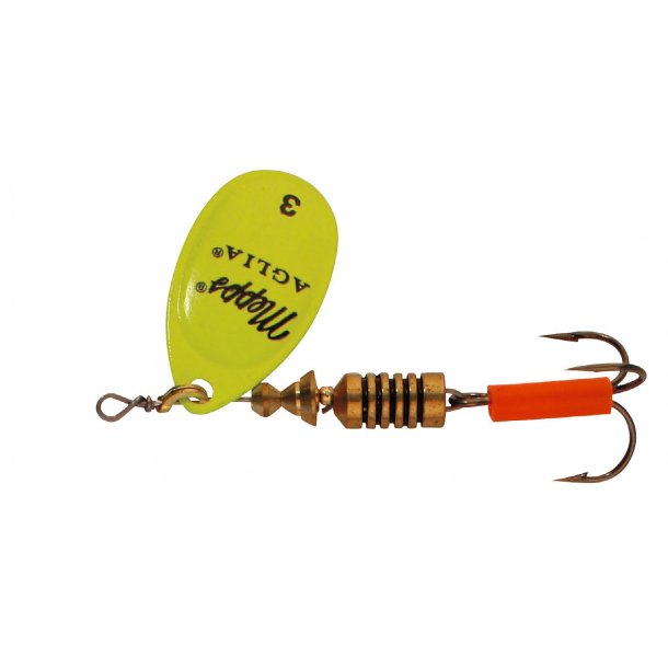 Mepps Spinner Aglia Fluo No. 5  Yellow