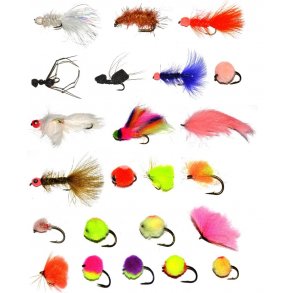 Assorterede ggefluer 10 stk.