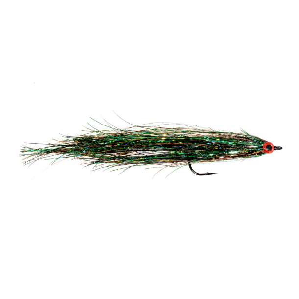 A. Jensen Flash Fly #5/0 Geddeflue Black/Copper/Holo Green