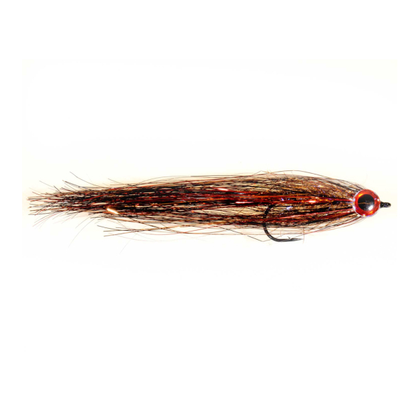 A. Jensen Flash Fly #5/0 Geddeflue Black/Copper/Holo Red