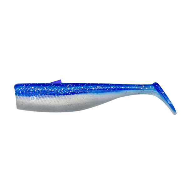 Savage Gear Savage Minnow Weedless Tails 8cm Blue Pearl Silver