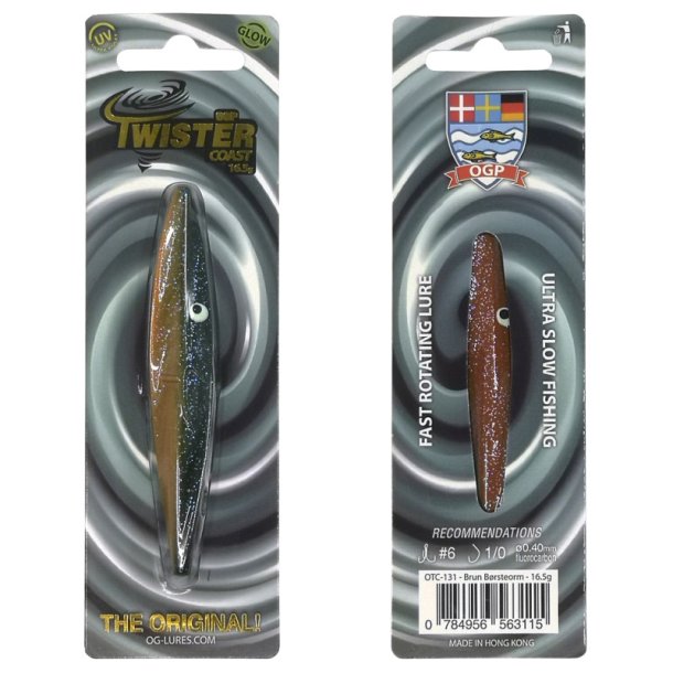 OGP Twister Coast 13g Brun B&oslash;rsteorm