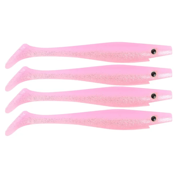 Strike Pro Pig Shad Nano 15cm 20g 4-pack Bubblegum Shiner