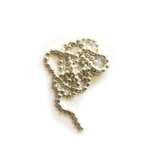 TheFlyCo Beadchain Eyes Silver