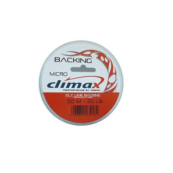 Climax Micro Backing Flueline 50m Hi-Vis Orange