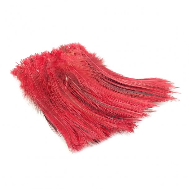 TheFlyCo Cock Hackles Badger. Red