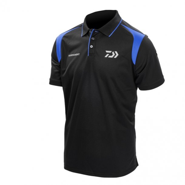 Daiwa Tournament Polo Black/Blue