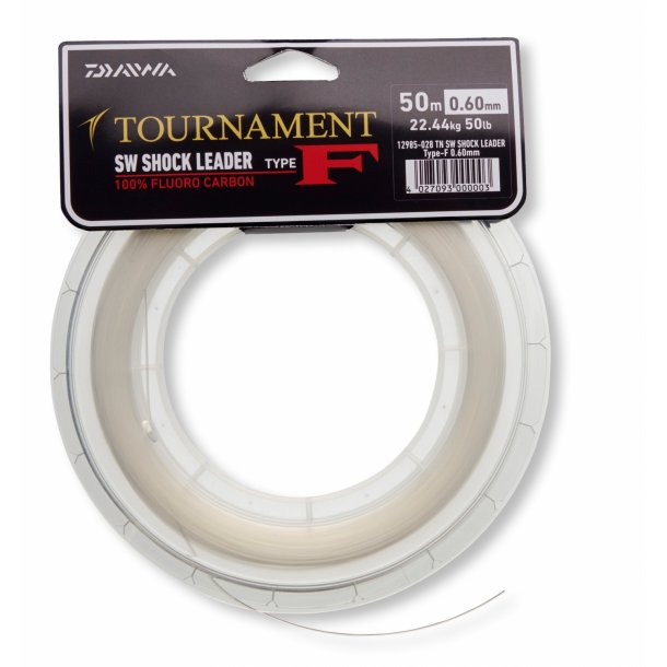 Daiwa Tournament SW Shock Leader Fluorocarbon Transparent 50m