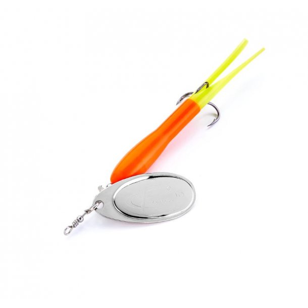 FC Spinner Upstream 16g Skjern  special. S&oslash;lv Blad/Fl. Orange-Gul
