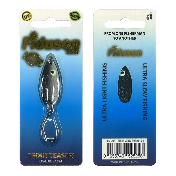 Fidusen Slim 3g, Mikroblink Black/Glow/Pellet