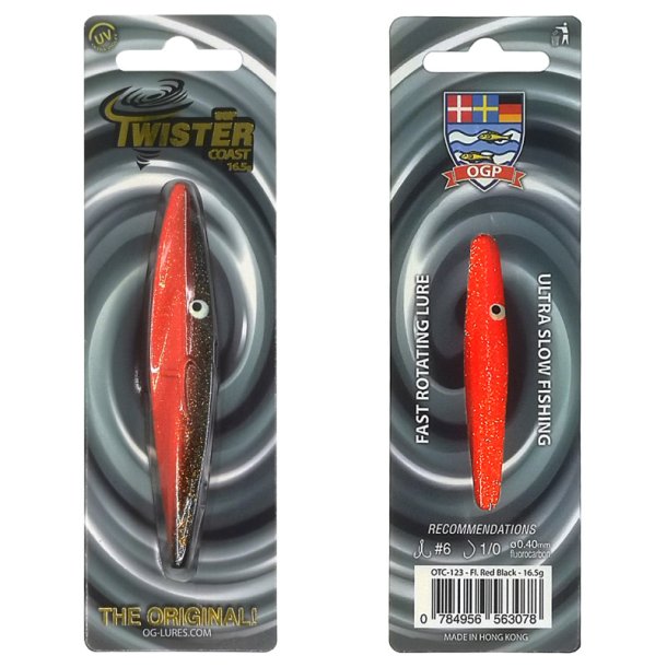 OGP Twister Coast 13g Fl. Red/Black