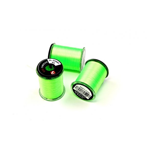 Fr&ouml;din Flies SSS Tying Thread - Bindetrd 12/0 Fluo Chartreuse