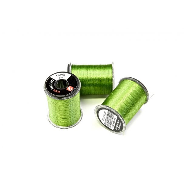 Fr&ouml;din Flies SSS Tying Thread - Bindetrd 12/0 Olive
