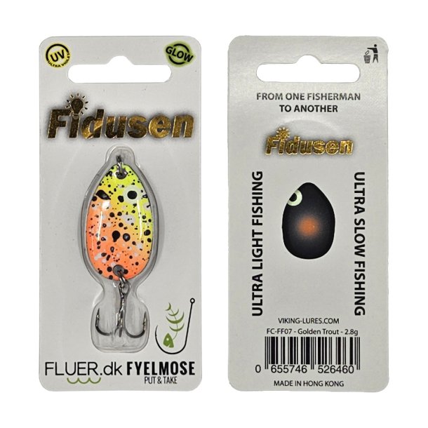 Fidusen Fluer.dk Custom Farver 2,8g Golden Trout