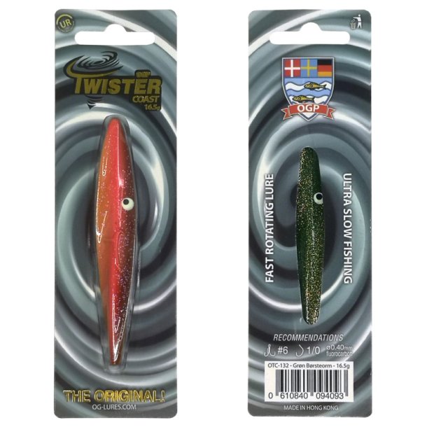 OGP Twister Coast 13g Gr&oslash;n B&oslash;rsteorm