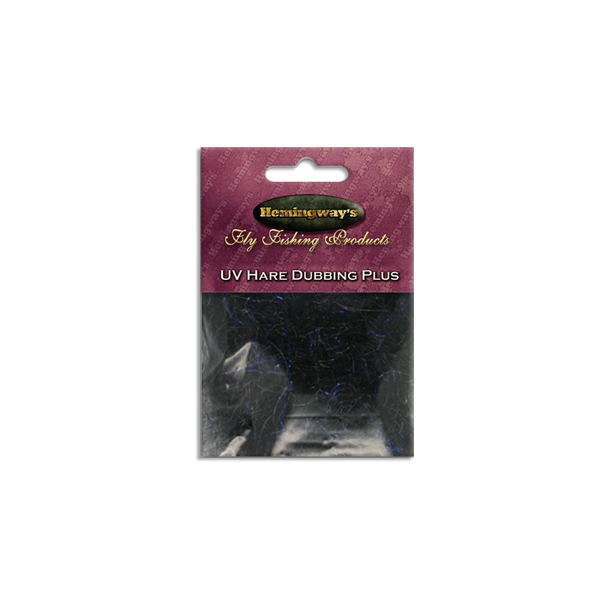 Hemingway's Fluebinding - UV Hare Dubbing Plus Black