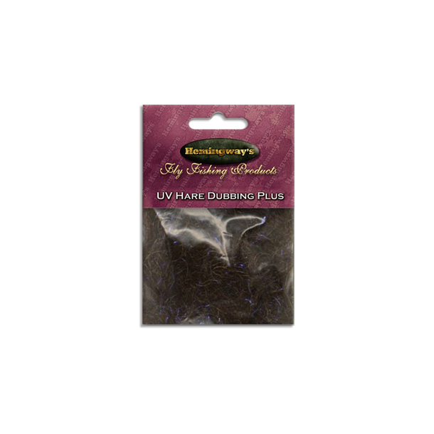 Hemingway's Fluebinding - UV Hare Dubbing Plus Red Brown