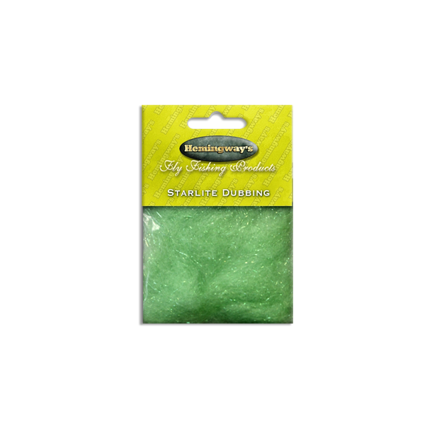 Hemingway's Fluebinding - Starlite Dubbing Fluo Green