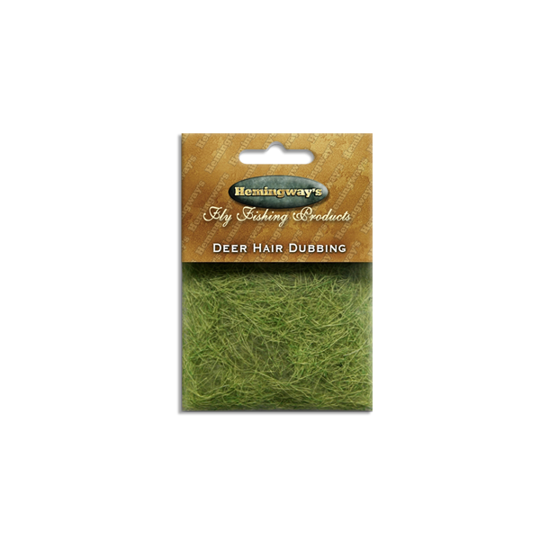 Hemingway's Fluebinding - Deer Hair Dubbing Green