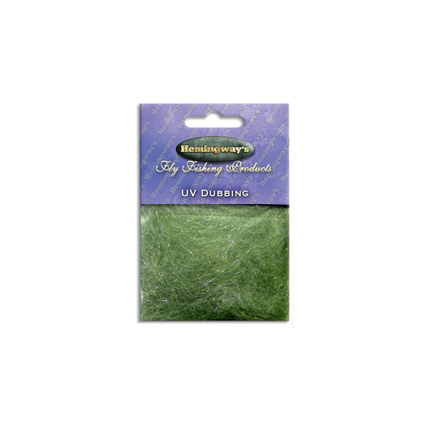Hemingway's Fluebinding - UV Dubbing Green