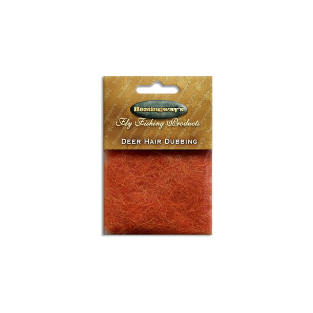 Hemingway's Fluebinding - Deer Hair Dubbing Hot Orange
