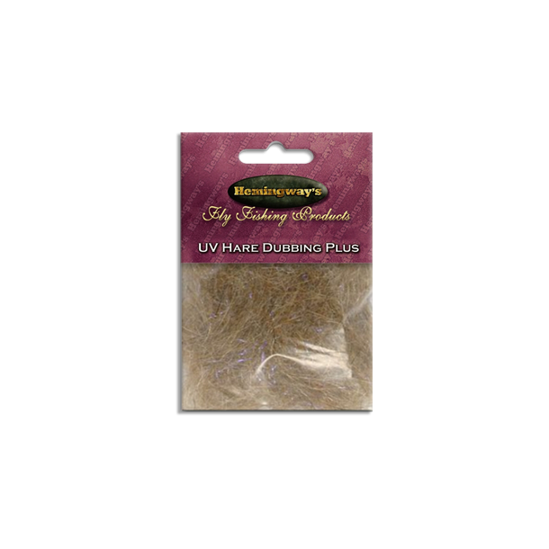 Hemingway's Fluebinding - UV Hare Dubbing Plus Natural