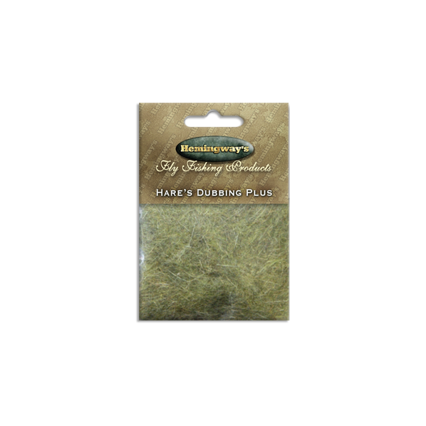 Hemingway's Fluebinding - Hare's Dubbing Plus Olive Green
