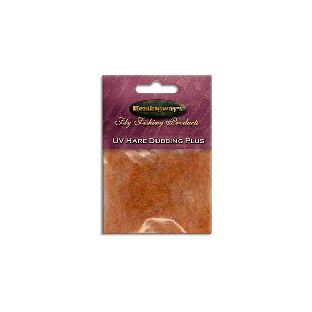 Hemingway's Fluebinding - UV Hare Dubbing Plus Orange
