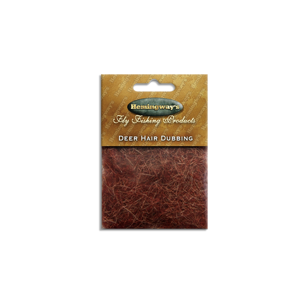 Hemingway's Fluebinding - Deer Hair Dubbing Red